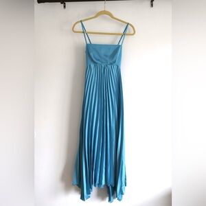 Abercrombie & Fitch Strappy Blue Maxi Dress